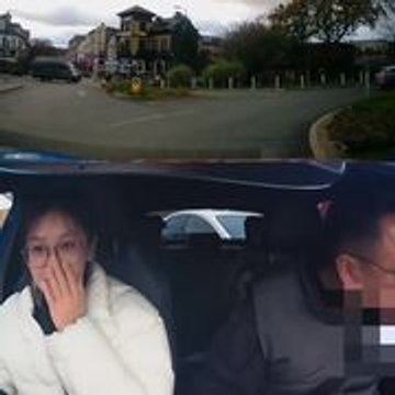 Learner Panics and Stops Abruptly at Roundabout, Causing Collision