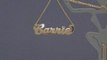 Personalized Jewelry Diamonds Gold Name necklace Pendant