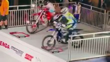 She was in the lead! #RedBullTKO #reels #fyp #viral #motocross
