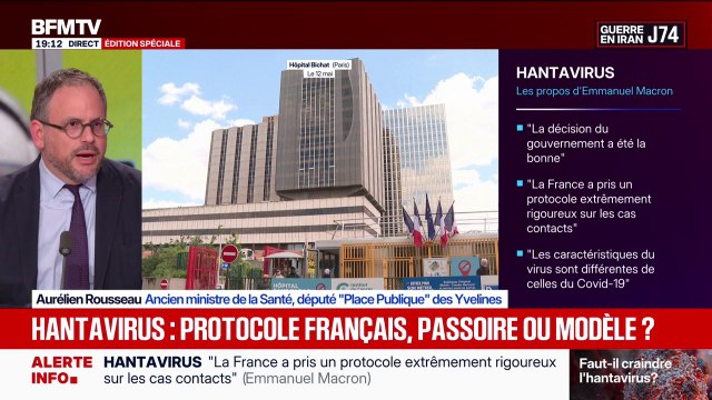 Hantavirus: Aurélien Rousseau, ancien ministre de la Santé, estime que certaines déclarations du gouvernement sont dites trop tôt