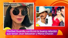 Maribel Guardia habla de la amistad que existió entre Joan Sebastian y Marco Chacón