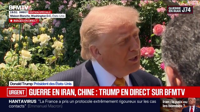 Le blocus du détroit d'Ormuz est très efficace , se félicite Donald Trump