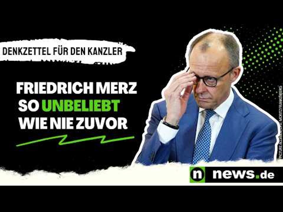 Friedrich Merz: Denkzettel für den Kanzler - CDU-Chef so unbeliebt wie nie zuvor