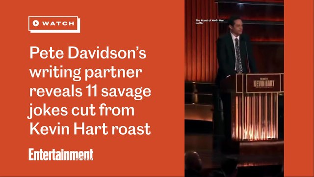 Pete Davidson's writing partner reveals 11 savage jokes cut from Kevin Hart roast