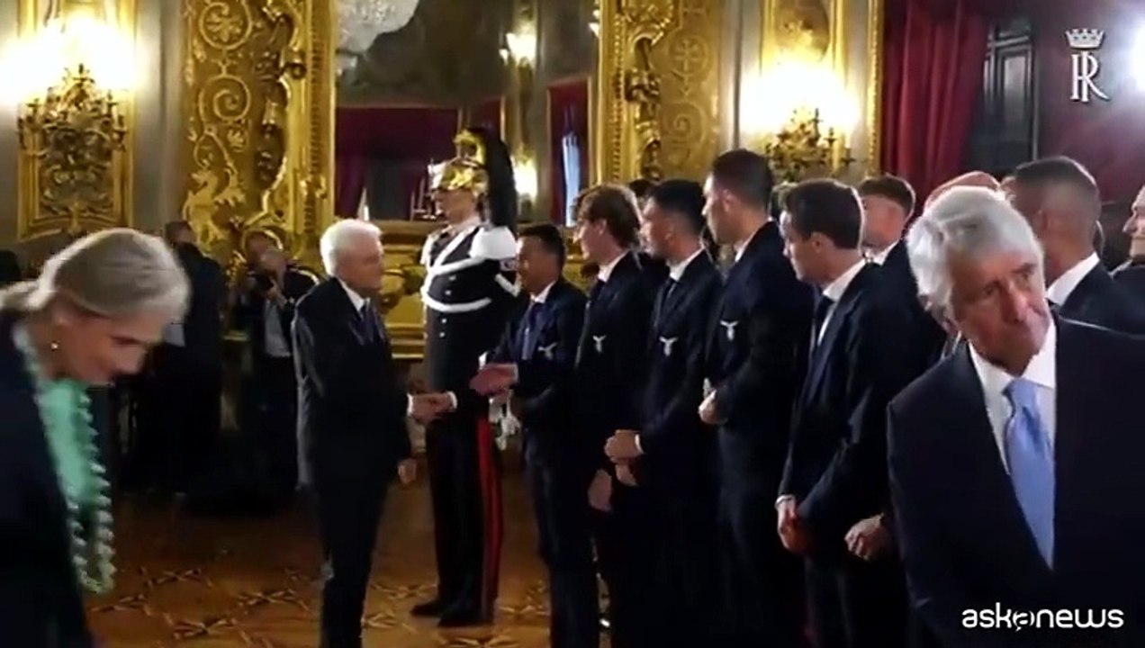 Calcio, Mattarella riceve Lazio e Inter, finali...
