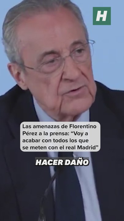 Las amenazas de Florentino Pérez a la prensa