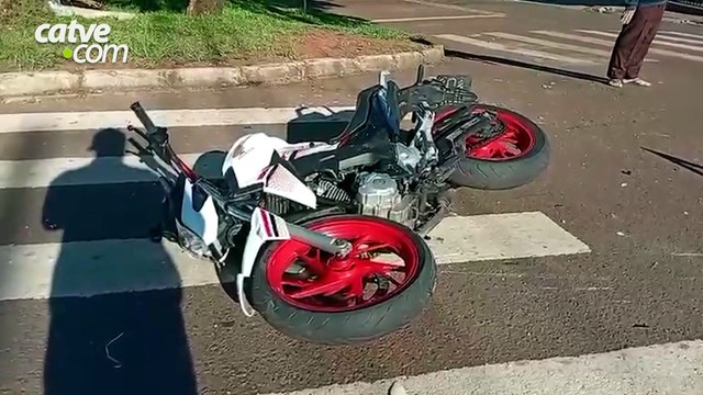 Duas pessoas sofrem fraturas em acidente no bairro Interlagos