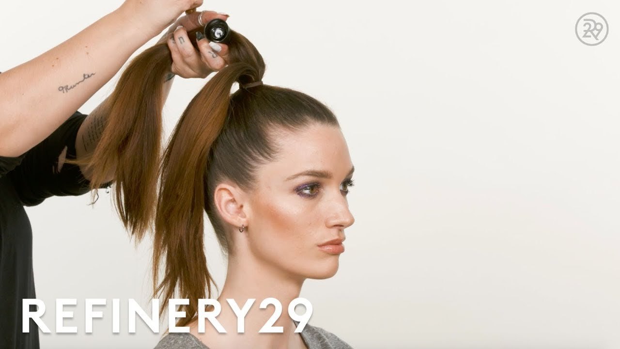 5 Quick & Easy Updos Tutorial | Short Cuts | Refinery29