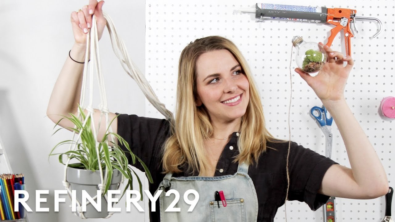 DIY: Succulent Garden and Plant Hacks | Bea Organized | Refinery29