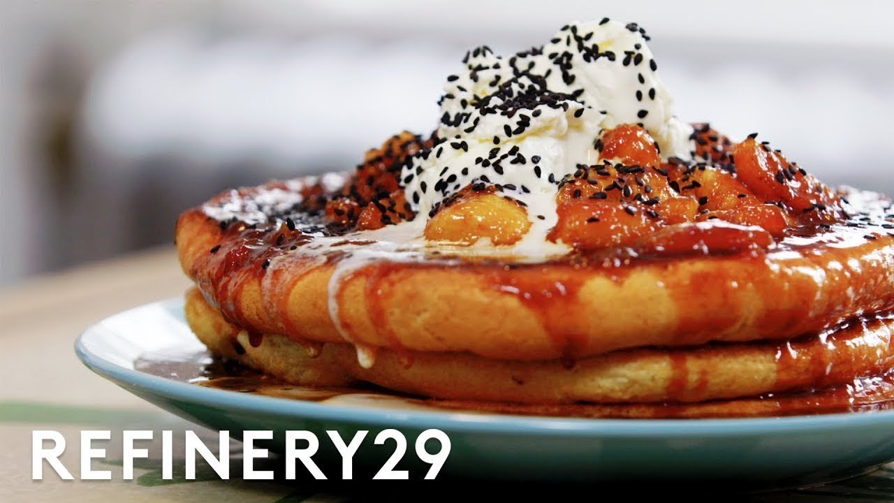 A Pro Chef Makes Banana Pancakes In A Tiny Kitc...
