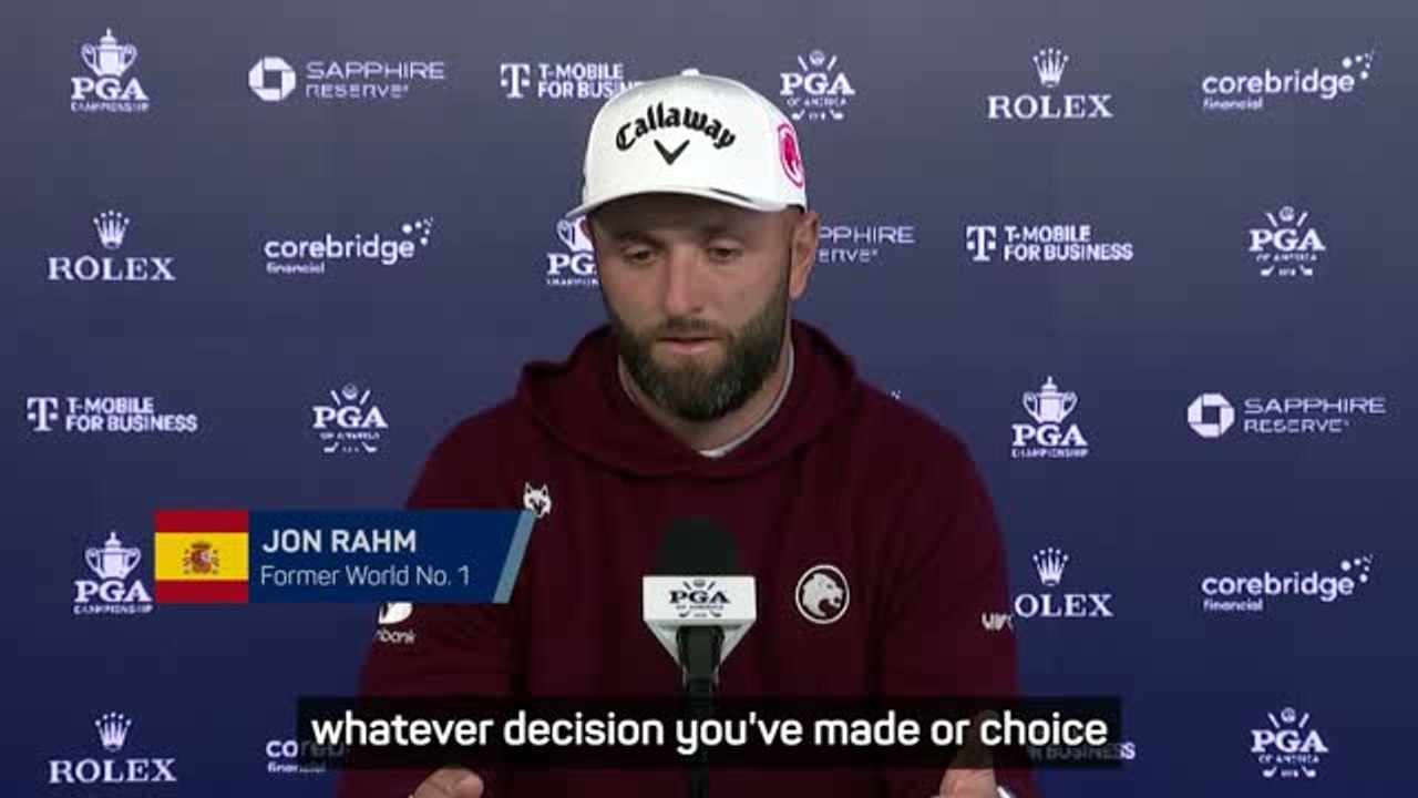 Rahm reflects on LIV decision ahead of PGA Championship