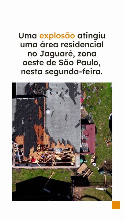 Vídeo - Homem morre vítima da explosão no Jaguaré, zona oeste de SP