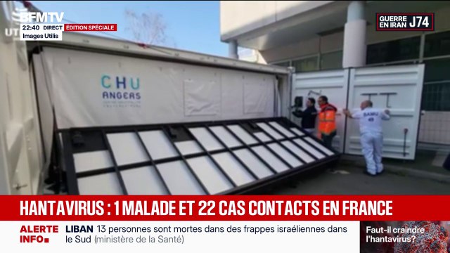 Hantavirus: les images des mini-hôpitaux de campagne au CHU d'Angers, un établissement clé pour les risques épidémiologiques