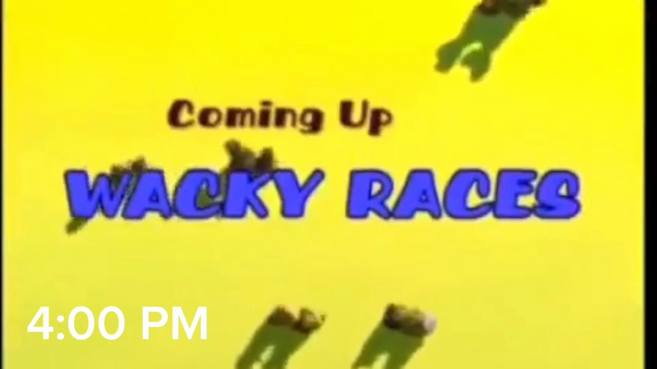 Boomerang Coming Up Next Wacky Races (1968) Bumpers (2000) 4:00 PM