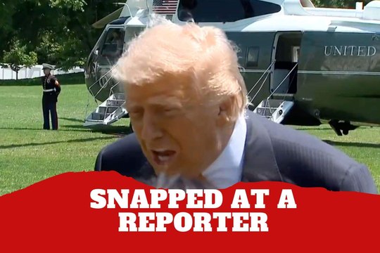 El presidente Donald Trump arremete contra una reportera en la Casa Blanca