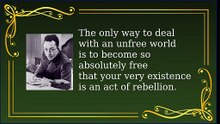 Albert Camus: Profound Quotes on Life, Freedom & Rebellion