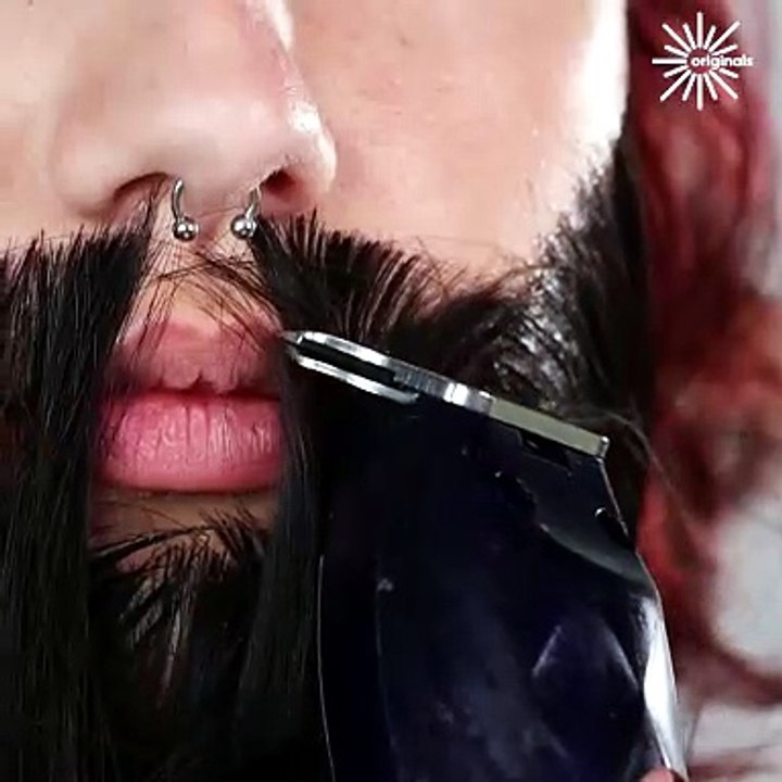 The power of makeup: transforming from a woman to a man! 🤯