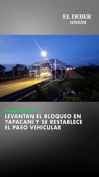 Levantan el bloqueo en Yapacaní y se restablece el paso vehicular