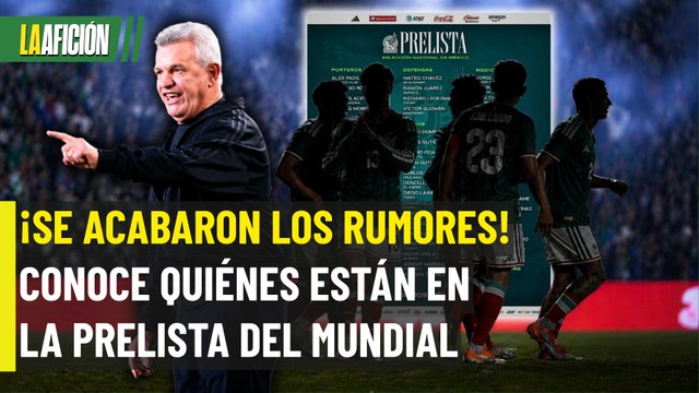 Aguirre define prelista del Tri con jugadores inesperados y lesionados