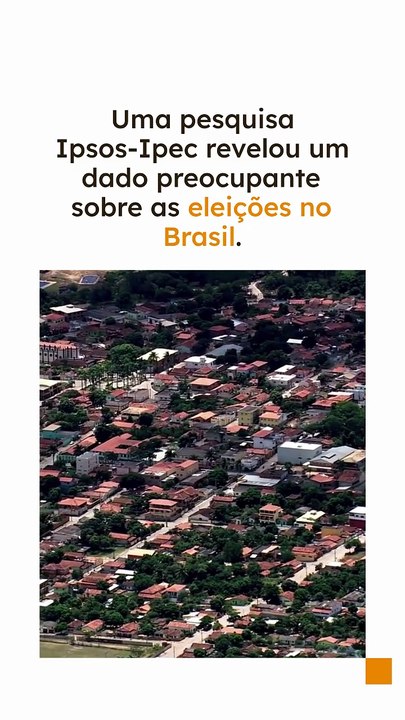Vídeo - Um em cada 5 brasileiros diz já ter recebido oferta para compra de voto, diz pesquisa