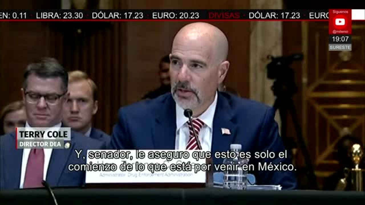 La DEA afirma que la acusación contra Rocha Moya es el inicio | Milenio Noticias, 12 de mayo de 2026