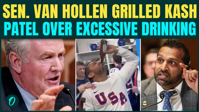 Van Hollen Vs Kash Patel: Senate Grill FBI Chief Over Drinking & Workplace Misconduct Claims