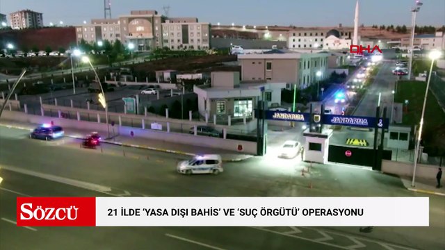 Şanlıurfa merkezli 21 ilde 'yasa dışı bahis' ve 'suç örgütü' operasyonu
