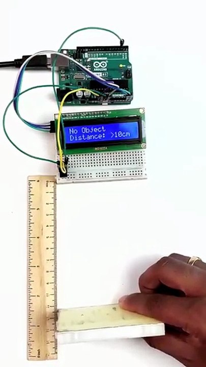 Interfacing GP2Y0D80Z0F Distance Sensor with Arduino Uno
