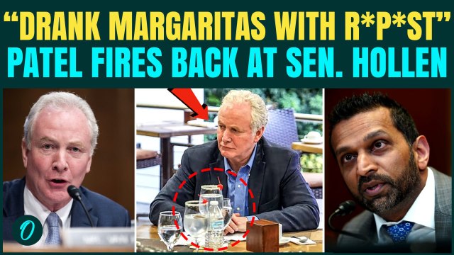 “Partied With R*p*st”: FBI Chief Patel HITS BACK At Sen. Hollen Over His Drinking Remark