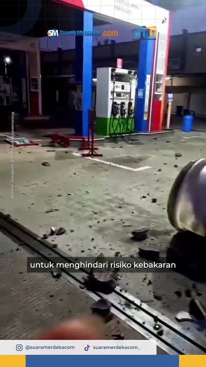 Buntut Truk Terguling di Ngaliyan, SPBU Silayur Ditutup Sementara untuk Pembersihan