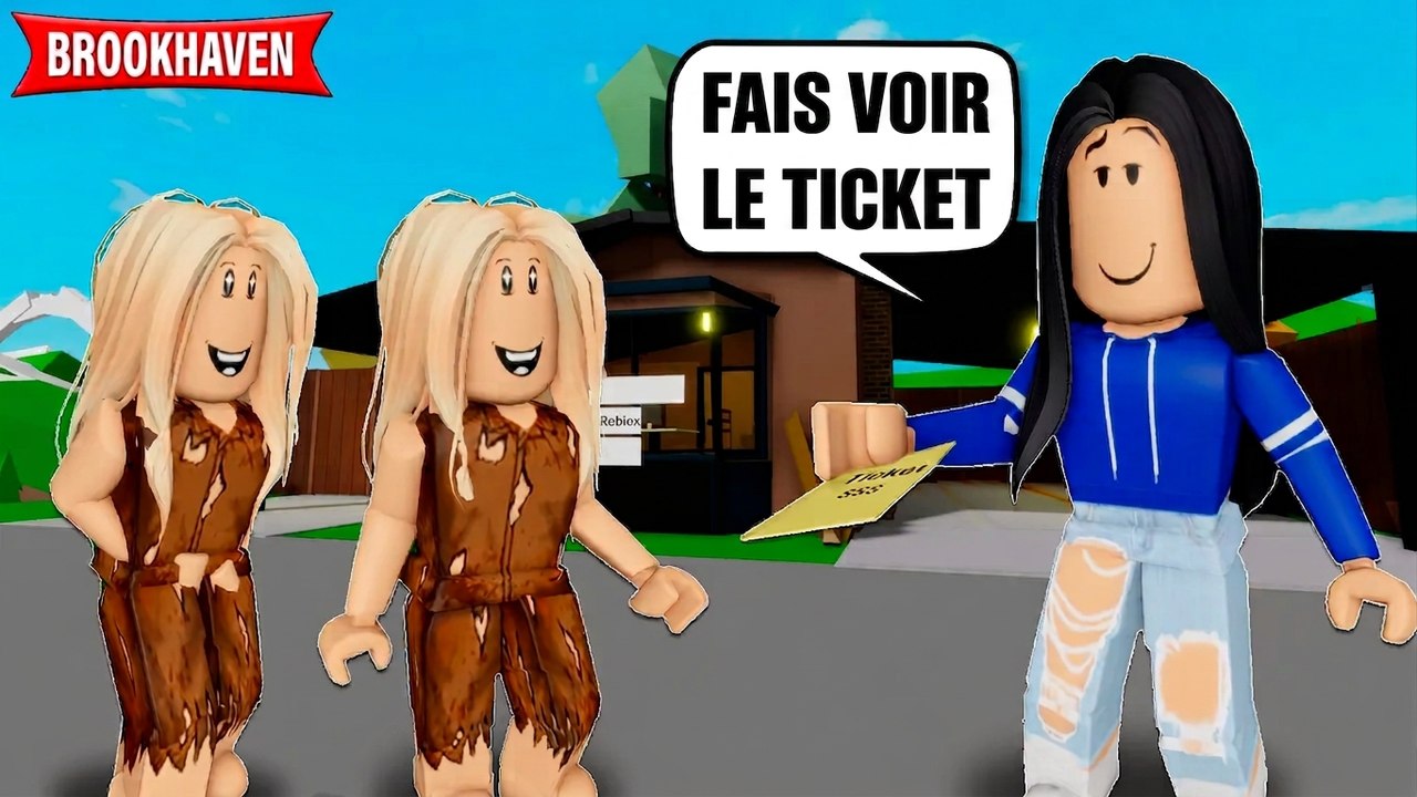 Les jumelles qui ont trouvé un ticket de loto se font avoir ! | Histoires Brookhaven RP Roblox