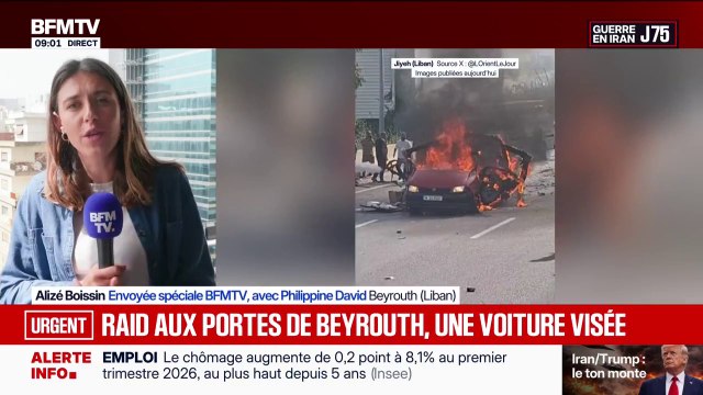 Liban: deux frappes de drone ont visé des véhicules sur une autoroute reliant Beyrouth au sud du Liban