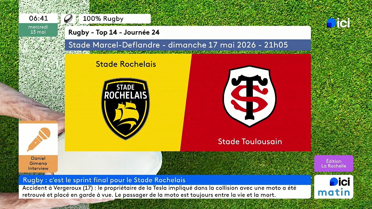 13/05/2026 - ici matin par ici La Rochelle en vidéo