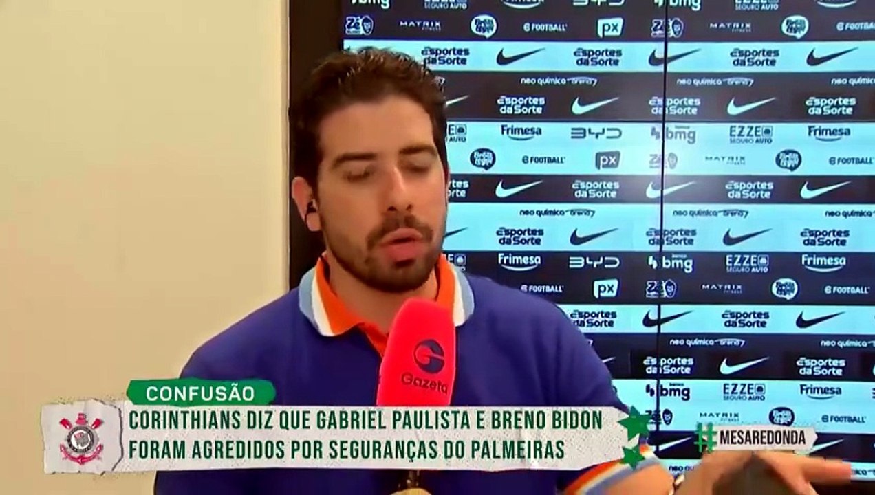 Tiago Salazar detalha confusão que marcou fim do Derby em Itaquera