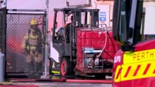 HAZMAT emergency warning issued after fire breaks out in Perth battery factory