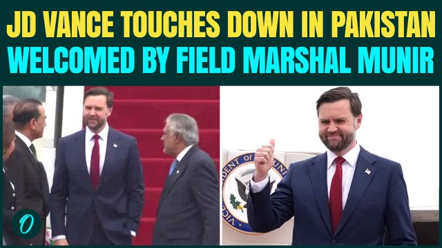 JD Vance Lands in Pakistan with U.S Delegation For Talks With Iran on Hormuz, Nuclear Crisis, War