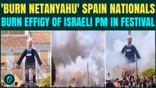 Netanyahu Effigy BURNT During Easter Ritual In Spain | Judas’ Symbol Sparks Fury Over Iran War