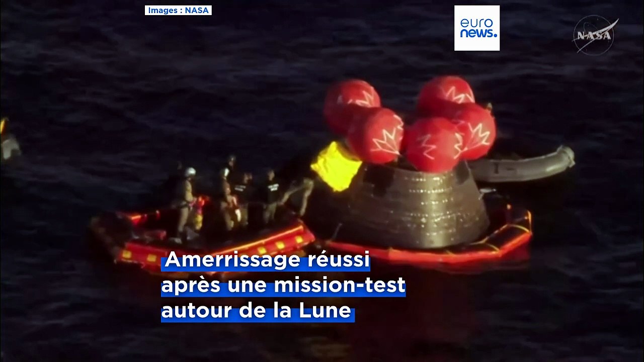Artemis II : les quatre astronautes de retour s...