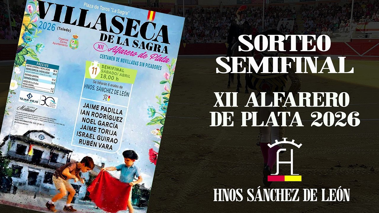 VIDEO SORTEO SEMIFIANL XII ALFARERO DE PLATA 2026