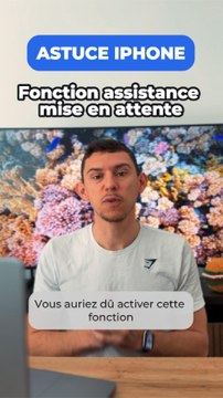 💡 ASTUCE iPhone : Activez la fonction d’assistance mise en attente lors de vos appels téléphoniques. 📳