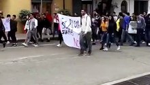 Tortolì, studenti in piazza contro la Buona scuola di Renzi