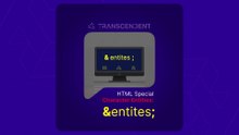 HTML Special Character Entities বিশেষ অক্ষর সত্তা-বাংলা-Bengali #16 #theTRANSCENDENT #tTʇ