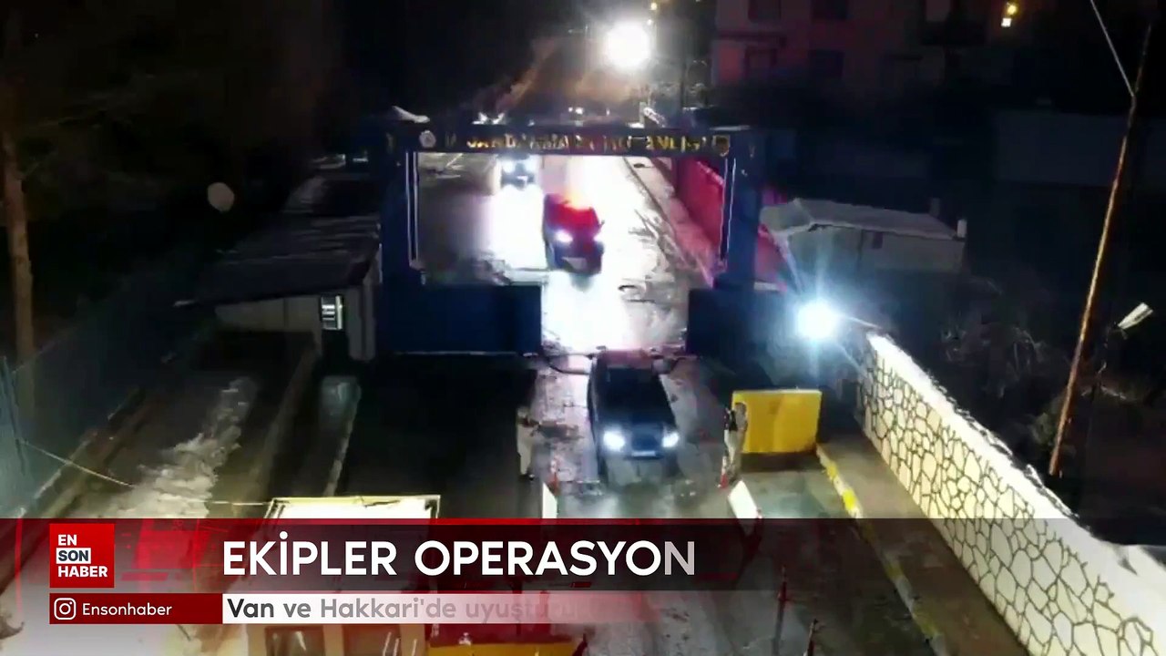 Van ve Hakkari'de uyuşturucu operasyonu yapıldı