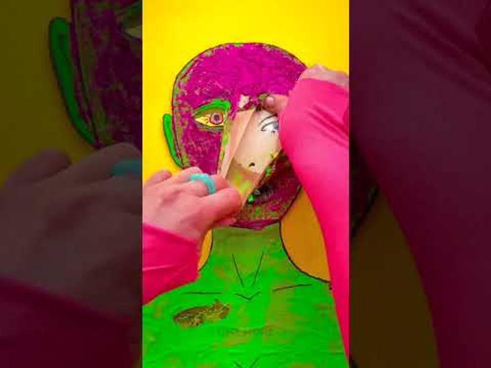 Giving a zombie the ultimate glow-up! 🧟‍♂️✨ #s...