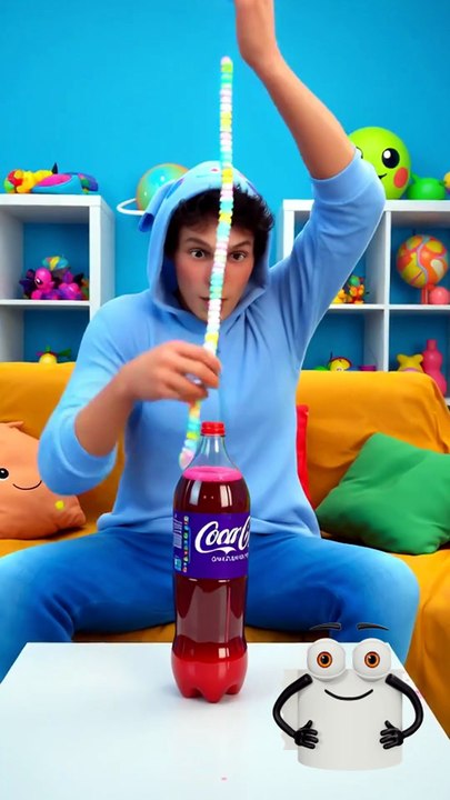 Never put mint candies in soda... 😂🔥 #funny