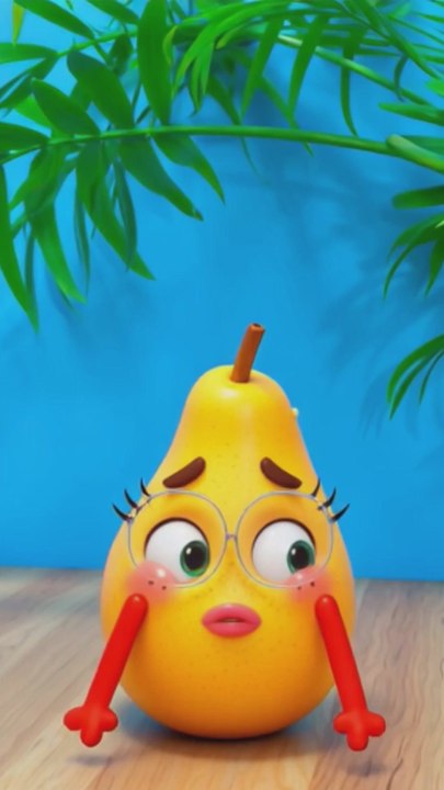 Is it a pear or a lamp?! 🍐💡 #animation #funny