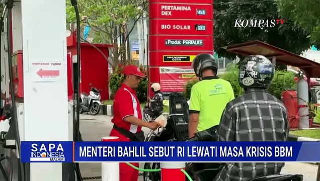 Menteri ESDM Bahlil Lahadalia Klaim Indonesia Lewati Masa Krisis BBM | SAPA MALAM