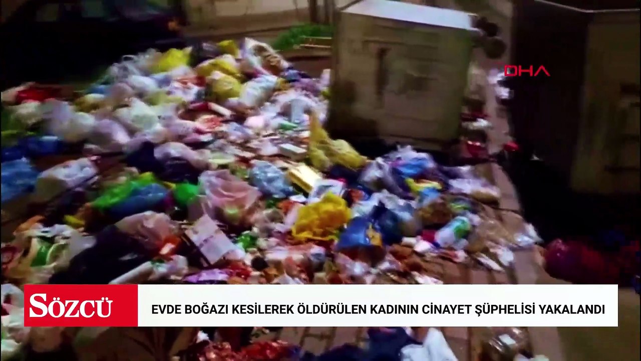Evde boğazı kesilerek öldürülen kadının cinayet şüphelisi çaldığı altınlarla yakalandı