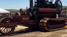 Vintage Steam Tractor in Action 🚜🔥 | Old Engineering Power