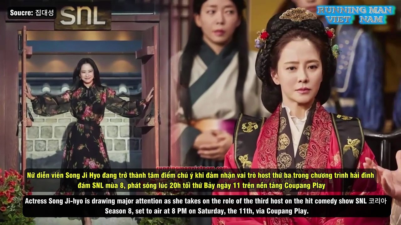 Song Ji Hyo lên tiếng về tranh cãi “phông nền”, gây chú ý khi làm host SNL Korea (Song Ji-hyo speaks out on the “background role” controversy, draws attention as she hosts SNL 코리아.)